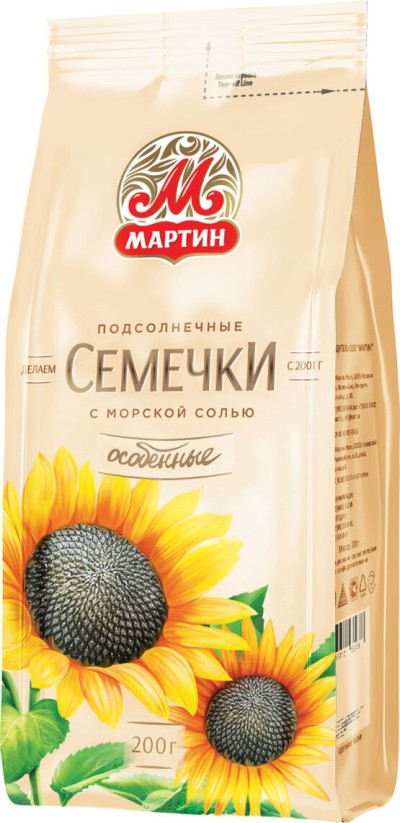 Семечки От Мартина  отборные особенные с морской солью 200г