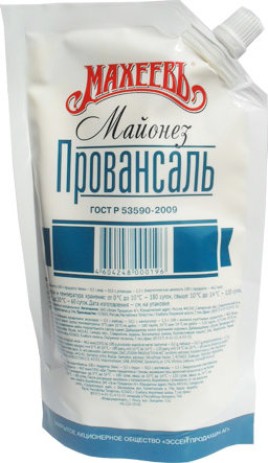 Майонез Махеев Провансаль белый дой-пак с доз. 400мл