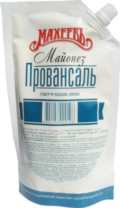 Майонез Махеев Провансаль белый дой-пак с доз. 400мл