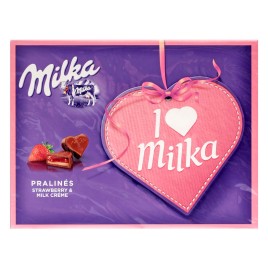 Набор шоколадный конфет Милка I Love клубничный крем 110гр