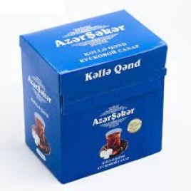 Сахар кусковой твердый 500гр картон АзерШекер