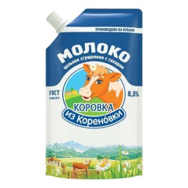 БЗМЖ Молоко цельное сгущенное с сахаром "Коровка из Кореновки" 8,5% 650г