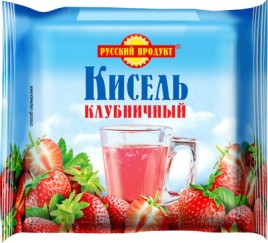 Кисель брикет Клубничный Русский продукт 190г