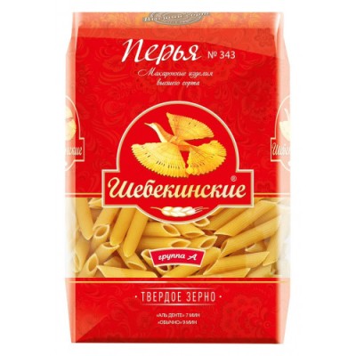 Шебекинские Макаронные изделия Перья №343 450г