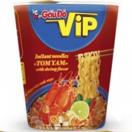 Лапша "ТОМ ЯМ" со вкусом креветки Gau Do 65гр стакан