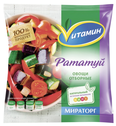 Смесь Рататуй зам. 400гр. Витамин Мираторг