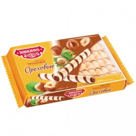 Вафельные трубочки орех Яшкино 190г