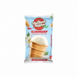 Морож.Ст/ваф Ванильный 80г Чистая линия