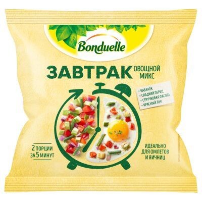 Овощной микс с кабачками Завтрак 200гр Бондюэль