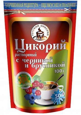 Цикорий растворимый с черникой и брусникой Русский Цикорий 100г