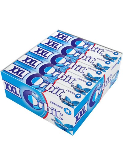 Жевательная резинка Орбит ХХL 20,4г Сладкая мята