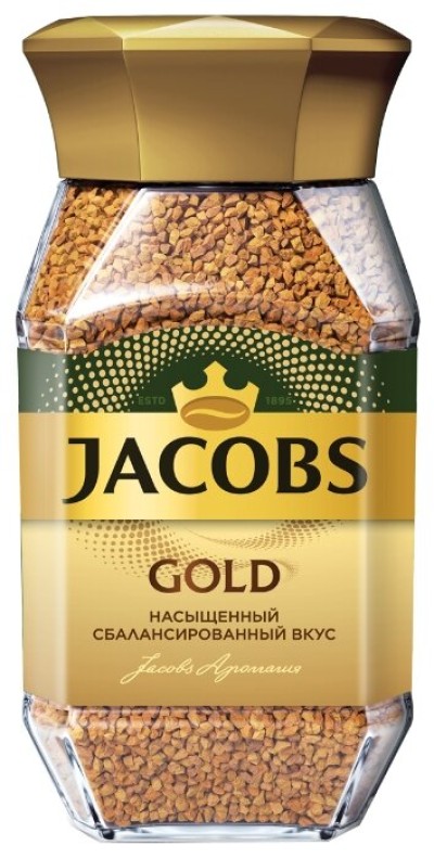 Кофе Якобс Голд 190гр ст/б