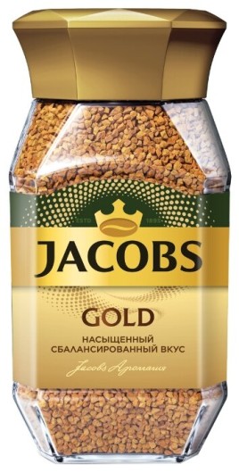 Кофе Якобс Голд 190гр ст/б