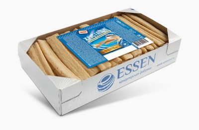 Трубочки хрустящие со вкусом сгущенного молока 400гр Ессен