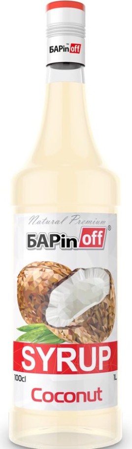 Сироп Баринофф кокос 1л ст/б