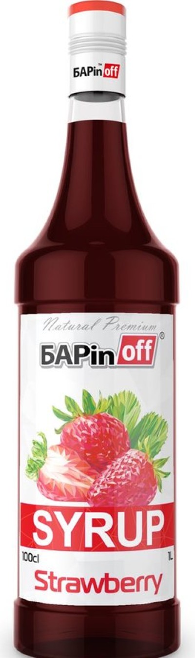 Сироп Баринофф клубника 1л ст/б