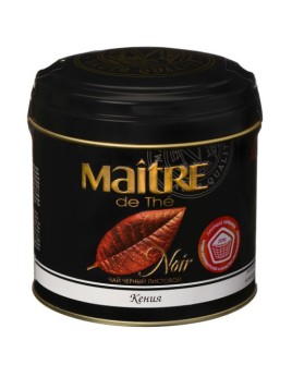 Чай Maitre de The черный листовой Кения 100гр ж/б