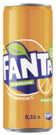 Фанта апельсин 0,33л ж/б