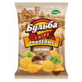 Чипсы Бульба рифленые Боровик 75гр