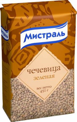 Мистраль Чечевица зел.Канадская 0,45кг