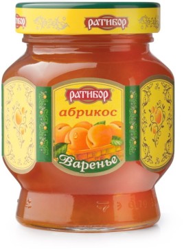 Варенье Абрикос Ратибор с/б 360 г