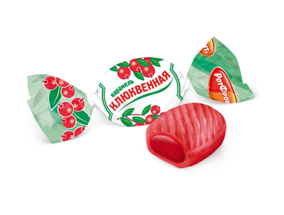 Карамель Клюквенная 1кг РотФронт