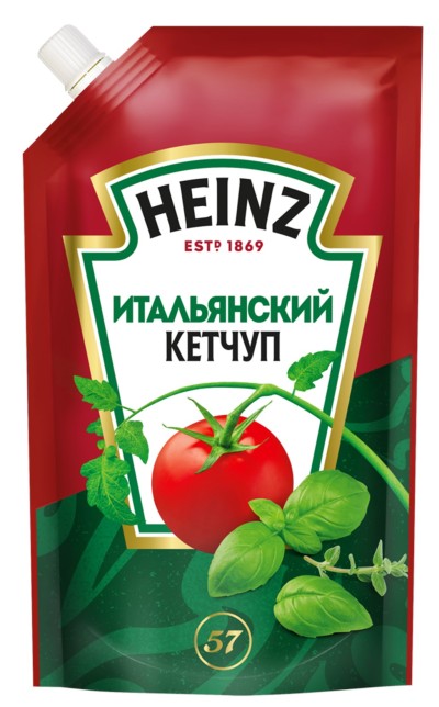 "HEINZ" Кетчуп Итальянский 320 г дой-пак