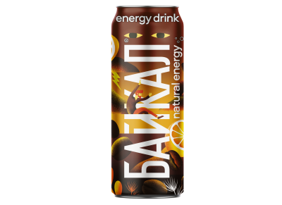 Энергетический напиток Байкал Natural Energy со вкусом Лимона и кофе 0,45л ж/б