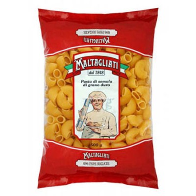 Мальтальяти Макаронные изделия Рожок крупный 450гр  №096