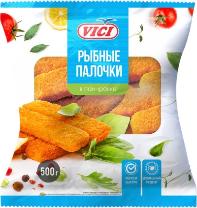 Рыбные палочки 500гр зам.VICI пакет