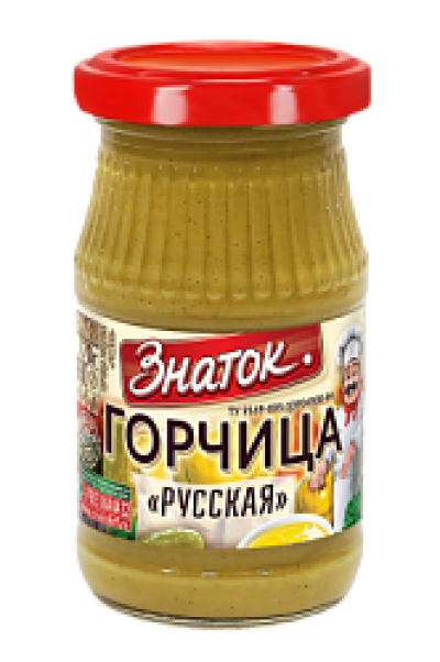 Горчица русская 170гр Знаток ст/б