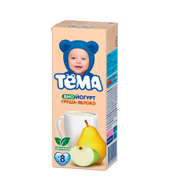 Тема Биолакт яблоко-груша 206гр с 8 мес.