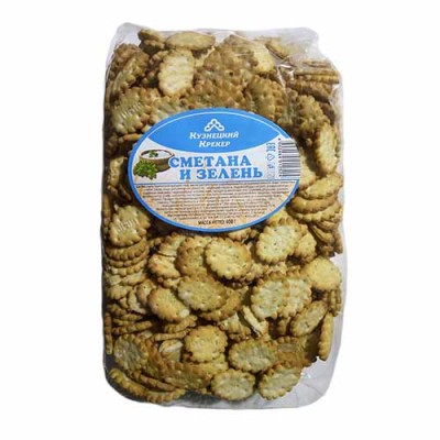 Крекер Кузнецкий сметана и зелень 400гр
