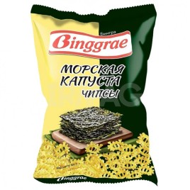 Чипсы Бингрэ со вкусом Морской капусты 50гр