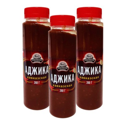 Аджика Кавказская пл/б 260гр Семилукская Трапеза