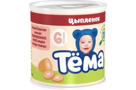 "Тема" Пюре мясное Цыпленок ж/б 90г