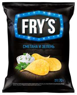 Чипсы Фрайс сметана с зеленью 70г
