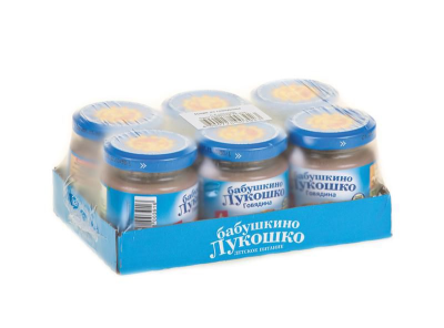 Бабушкино Лукошко Пюре 100гр./Говядина/