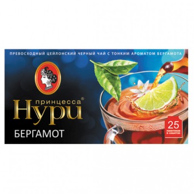 Чай Принцесса Нури черный бергамот 25пак. 37,5г