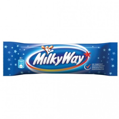 Шоколадный батончик Милки Вэй 26г
