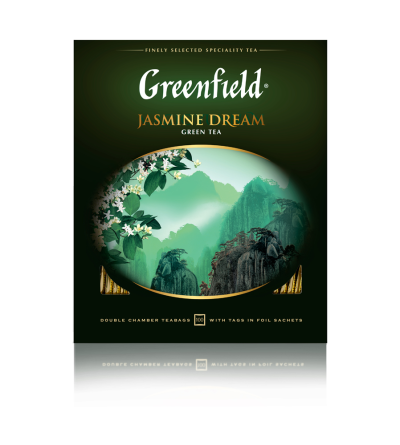 Чай Гринфилд зеленый Жасмин дрим 100пак