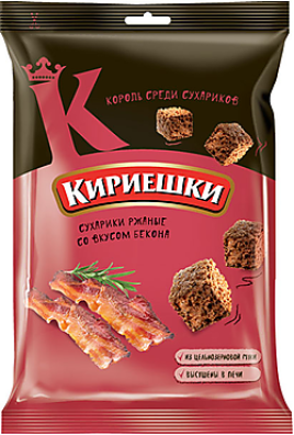 Сухарики Кириешки со вкусом Бекона 100г