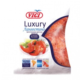 Аргентинские красные креветки 41/50 750г.VICI