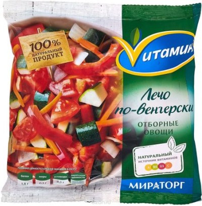 Лечо по-венгерски с/м 0,4кг Витамин