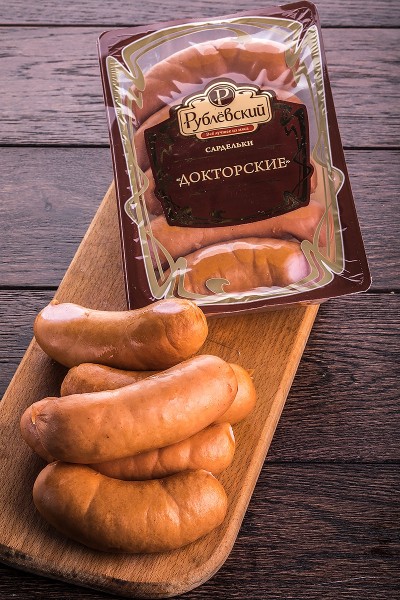 Сардельки Докторские  1кг ДТ Рублевский