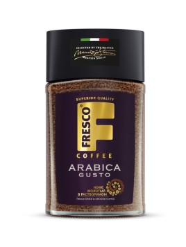 Кофе Fresco Arabica Gusto растворимый 95г ст/б