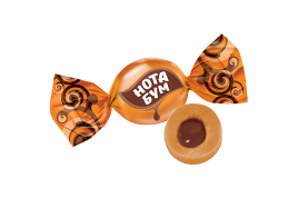 Жевательная конфета Нота Бум с шок. кремом 1кг/Яшкино/