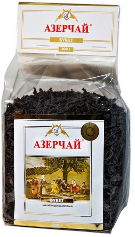 Чай Азерчай Букет черный листовой 200гр.