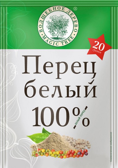 Перец белый (молотый) 20г. Волшебное дерево