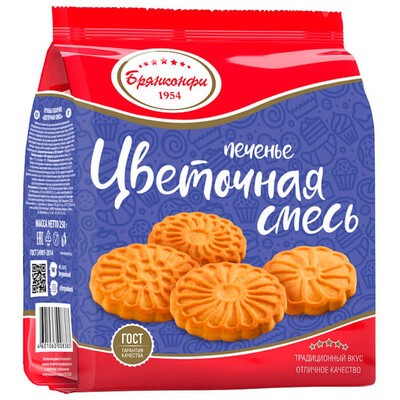 Печенье Цветочная смесь 250гр Брянконфи